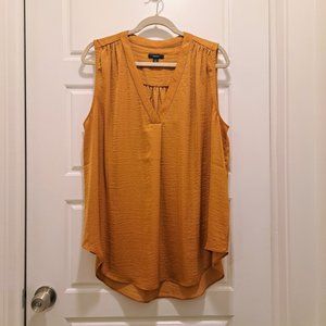 Alfani Satin V-Neck Tank Top Size 2X